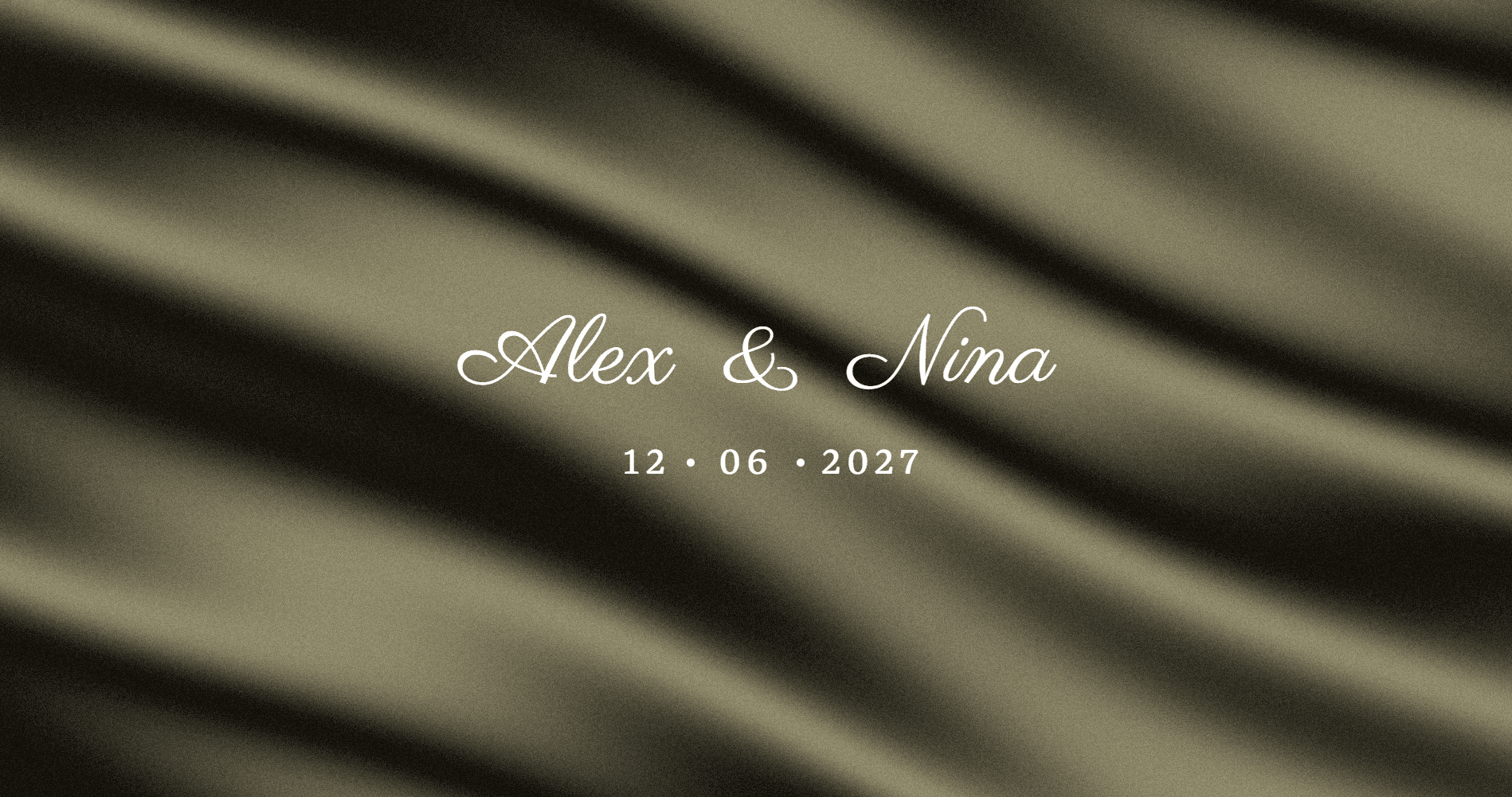 Interactive Wedding Template